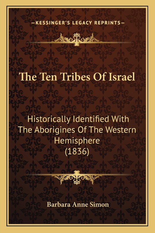 Couverture_The Ten Tribes Of Israel