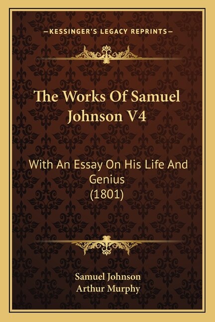 Front cover_The Works Of Samuel Johnson V4