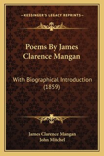 Front cover_Poems By James Clarence Mangan