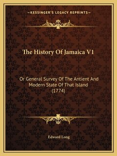 Couverture_The History Of Jamaica V1