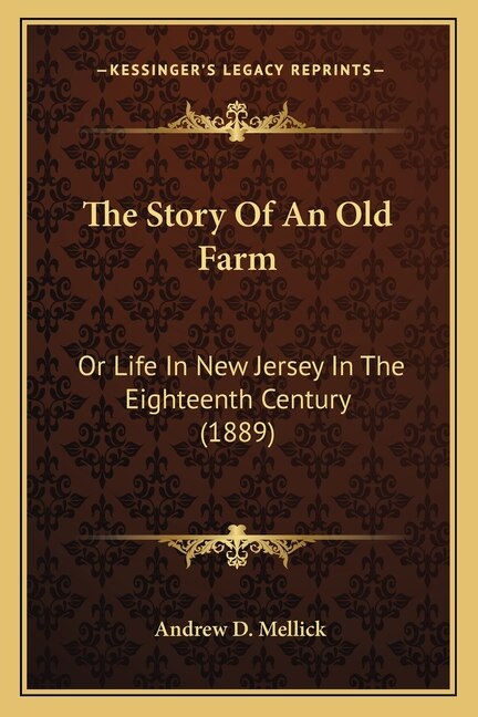 Front cover_The Story Of An Old Farm