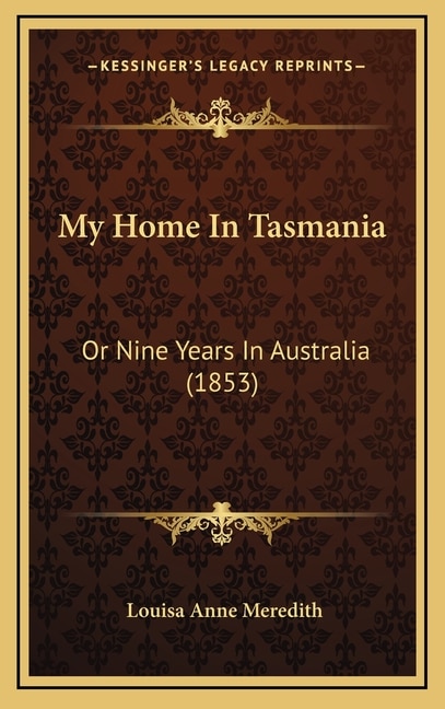 Couverture_My Home In Tasmania