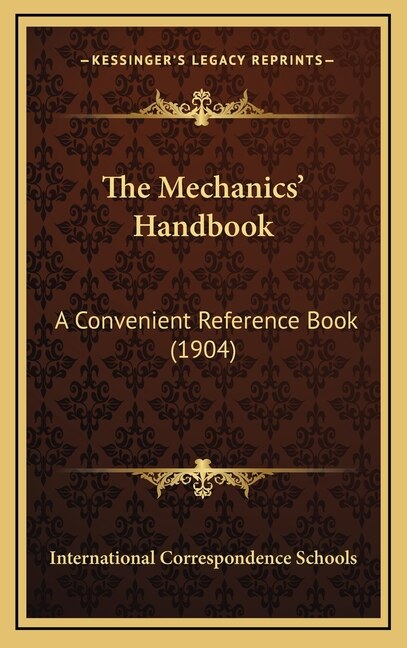 Front cover_The Mechanics' Handbook