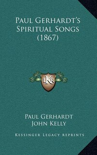 Couverture_Paul Gerhardt's Spiritual Songs (1867)