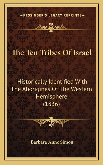 Front cover_The Ten Tribes Of Israel
