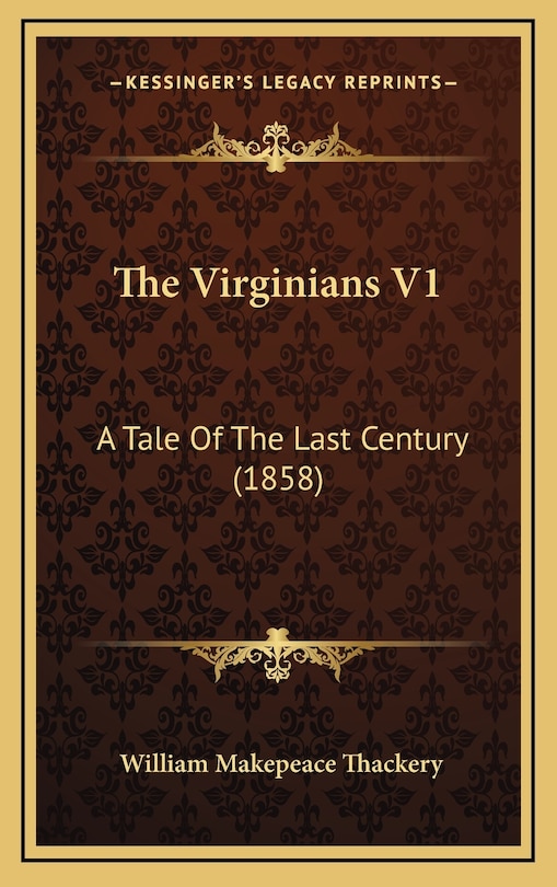 Front cover_The Virginians V1