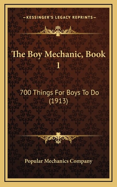 Front cover_The Boy Mechanic, Book 1