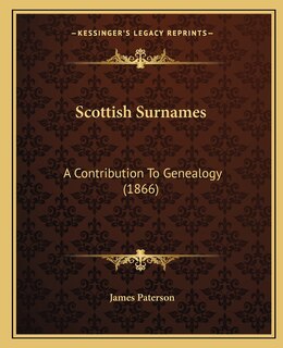 Couverture_Scottish Surnames