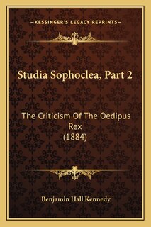 Front cover_Studia Sophoclea, Part 2