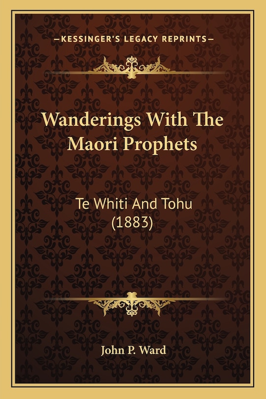 Front cover_Wanderings With The Maori Prophets