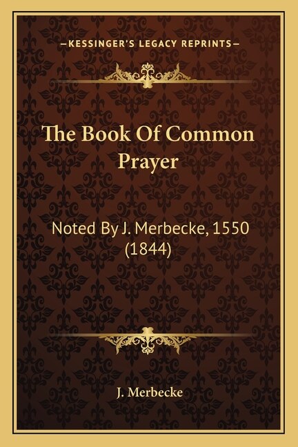 Front cover_The Book Of Common Prayer