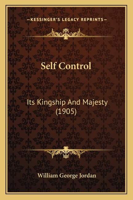 Front cover_Self Control