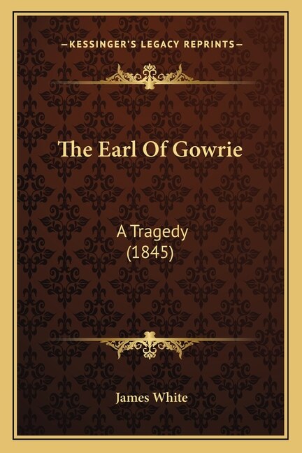 Front cover_The Earl Of Gowrie