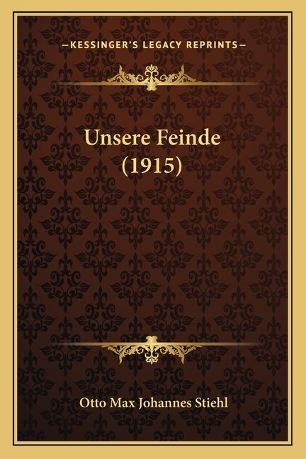 Front cover_Unsere Feinde (1915)