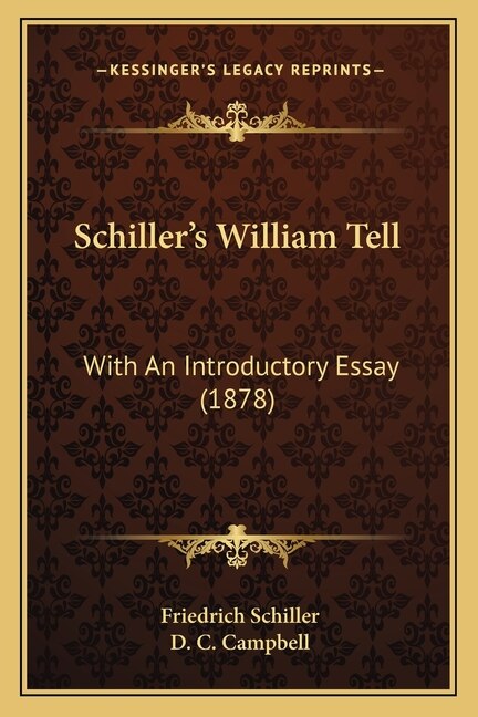 Front cover_Schiller's William Tell