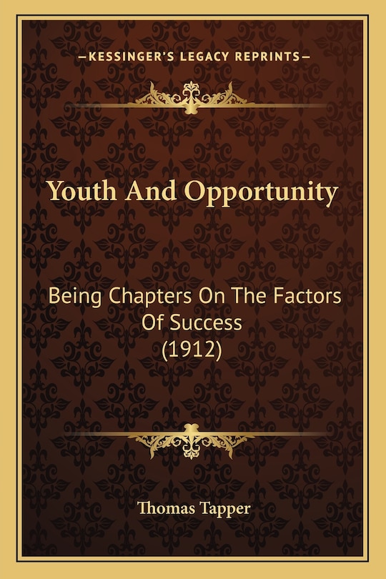 Front cover_Youth And Opportunity