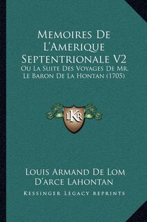 Front cover_Memoires De L'Amerique Septentrionale V2