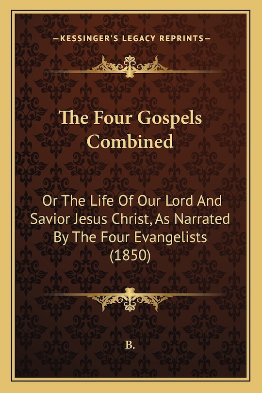 Couverture_The Four Gospels Combined