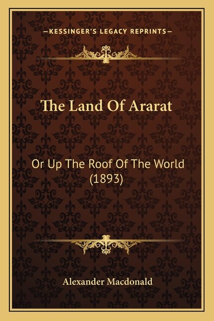 Front cover_The Land Of Ararat