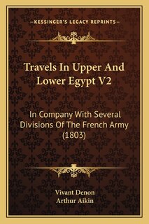 Front cover_Travels In Upper And Lower Egypt V2
