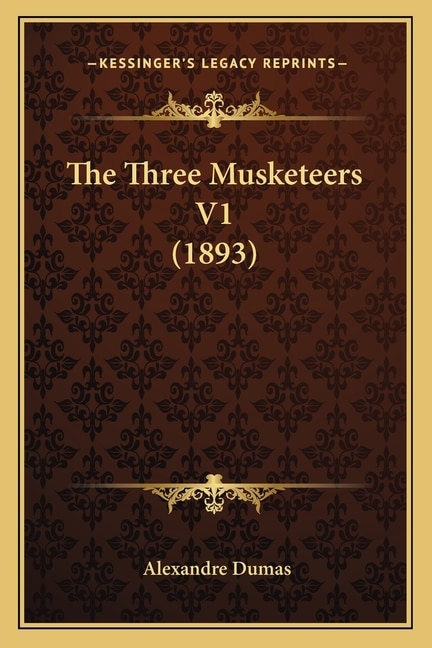 Front cover_The Three Musketeers V1 (1893)
