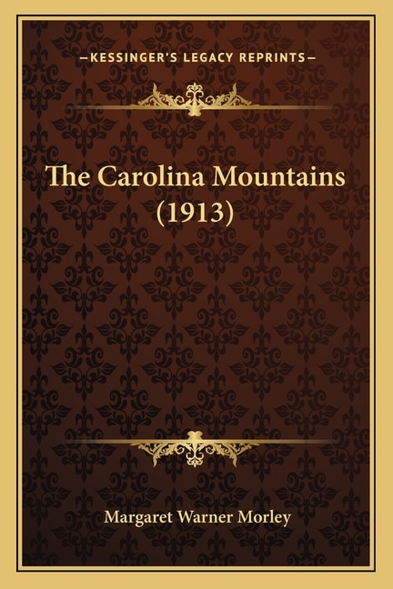 Front cover_The Carolina Mountains (1913)