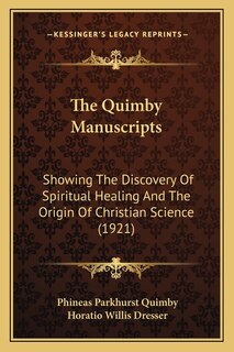Couverture_The Quimby Manuscripts