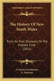 Front cover_The History Of New South Wales