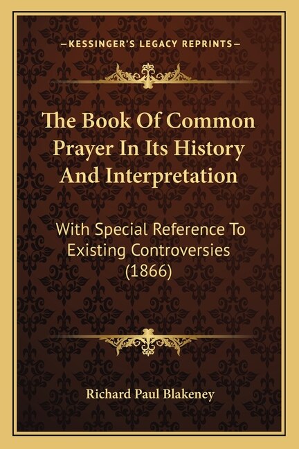 Couverture_The Book Of Common Prayer In Its History And Interpretation