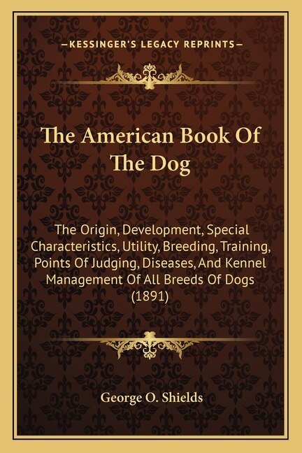 Front cover_The American Book Of The Dog