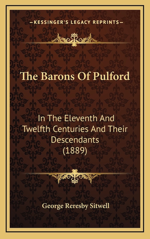Front cover_The Barons Of Pulford