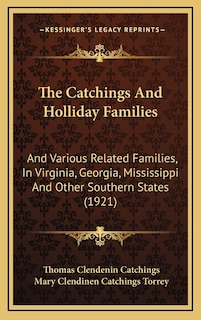 Couverture_The Catchings And Holliday Families