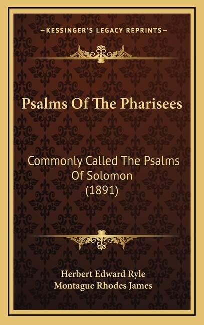 Front cover_Psalms Of The Pharisees