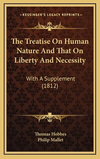 Front cover_The Treatise On Human Nature And That On Liberty And Necessity