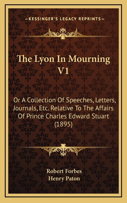 Front cover_The Lyon In Mourning V1