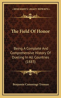 Couverture_The Field Of Honor