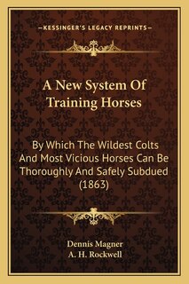 Couverture_A New System Of Training Horses