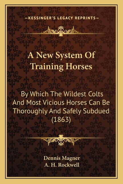 Couverture_A New System Of Training Horses