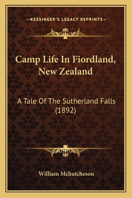 Couverture_Camp Life In Fiordland, New Zealand