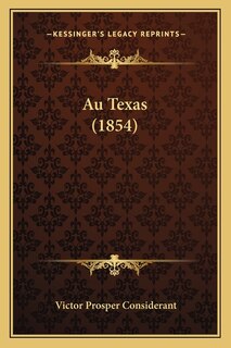 Front cover_Au Texas (1854)