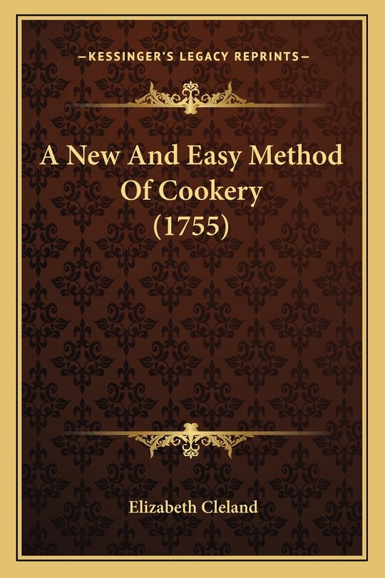 Front cover_A New And Easy Method Of Cookery (1755)