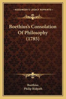 Front cover_Boethius's Consolation Of Philosophy (1785)