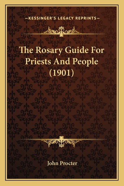 Front cover_The Rosary Guide For Priests And People (1901)