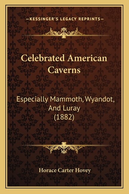 Couverture_Celebrated American Caverns
