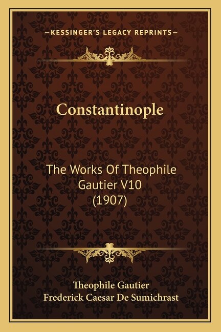 Front cover_Constantinople
