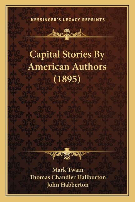 Front cover_Capital Stories By American Authors (1895)