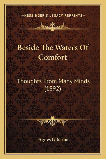 Front cover_Beside The Waters Of Comfort
