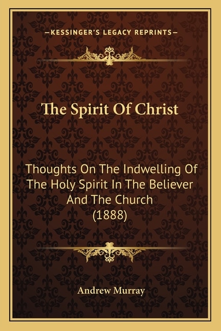 Couverture_The Spirit Of Christ