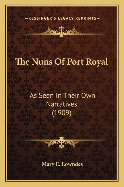 Couverture_The Nuns Of Port Royal