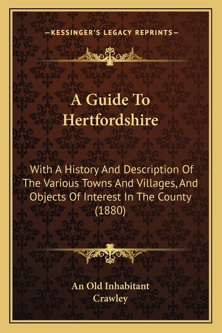 Couverture_A Guide To Hertfordshire